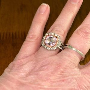925 Pink Ring Size 8